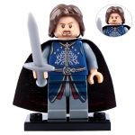 King Theoden Eomer Rohan Soldier Bard the Bowman Aragorn Boromir Grima Wormtongue The Hobbit LOTR Brick Compatible Minifigure Toy