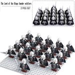 The Lord of the Rings Soldiers of Gondor Custom Brick Compatible Minifigures Toy Set 21Pcs