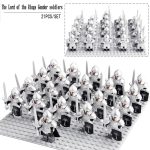 The Lord of the Rings Soldiers of Gondor Custom Brick Compatible Minifigures Toy Set 21Pcs