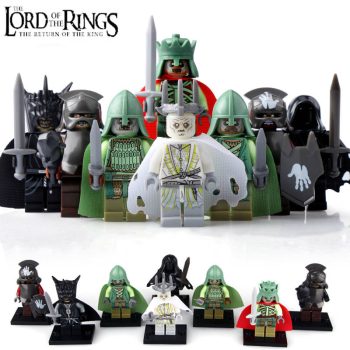Mouth of Sauron Witch-King Ringwraith Uruk-Hai Mordor Orc King of the Dead Soldier of the Dead Lord of the Rings Brick Compatible Minifigure Toy