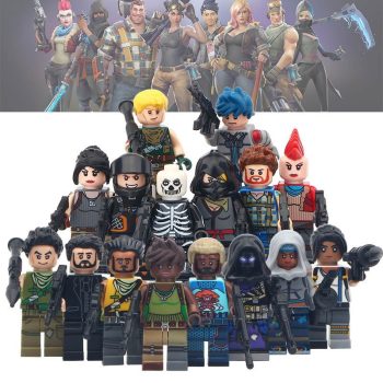 Fortnite Default Skin Jonesy Constructor Fate Recon Scout A.C. Pathfinder Jess Recon Specialist Skull Trooper Brick Compatible Minifigure Toy