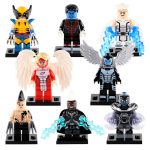 Wolverine Archangel Magneto Angel Nightcrawler X-Men Super Heroes Custom Brick Compatible Minifigure Toy