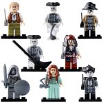 Pirates of the Caribbean Jack Sparrow Carina Smyth Henry Turner Captain Salazar Figurehead Lieutenant Lesaro Magda Santos Brick Compatible Minifigure Toy