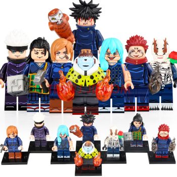 Kugisaki Nobara Itadori Yuji Fushiguro Megumi Hanami Jogo Gojo Satoru Geto Suguru Mahito Anime Jujutsu Kaisen Custom Brick Compatible Minifigure Toy