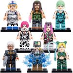 Emporio Ermes FF Rikiel Narciso Enrico Jolyne Jotaro Anime JoJo Bizarre Adventure Stone Ocean Custom Brick Compatible Minifigure Toy