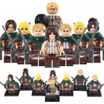 Erwin Smith Annie Leonhart Zeke Yeager Reiner Braun Hange Zoe Historia Reiss Ymir Pieck Finger Anime Attack on Titan Custom Brick Compatible Minifigure Toy