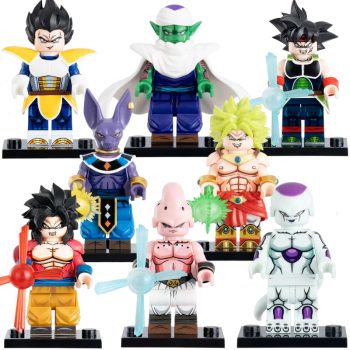 Vegeta Bardock Piccolo Beerus Broly Majin Buu Goku Frieza Dragon Ball Universe Custom Brick Compatible Minifigure Toy