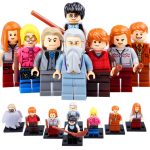 Hermione Granger Albus Dumbledore Ginny Weasley Ron Weasley Lucius Malfoy Fred Weasley Luna Lovegood Harry Potter Custom Brick Compatible Minifigure Toy