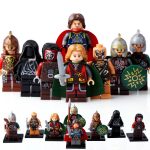 The Lord of the Rings Eomer Aragorn Theoden Uruk-Hai Eowyn Wraith Archer Mordor Orc Custom Brick Compatible Minifigure Toy